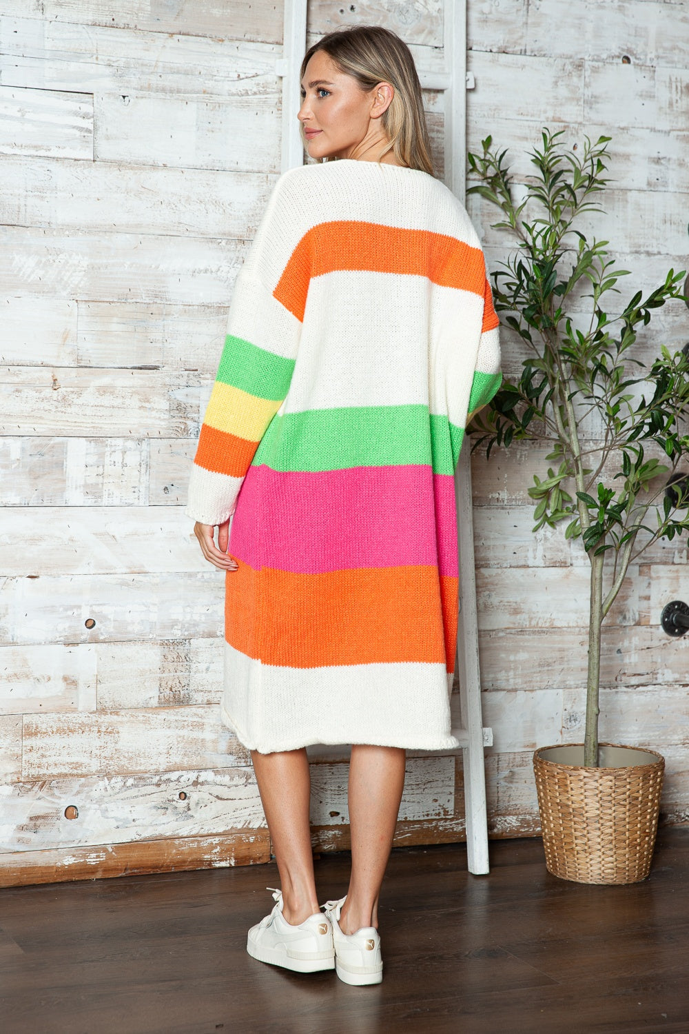Color Block Sweater Dress