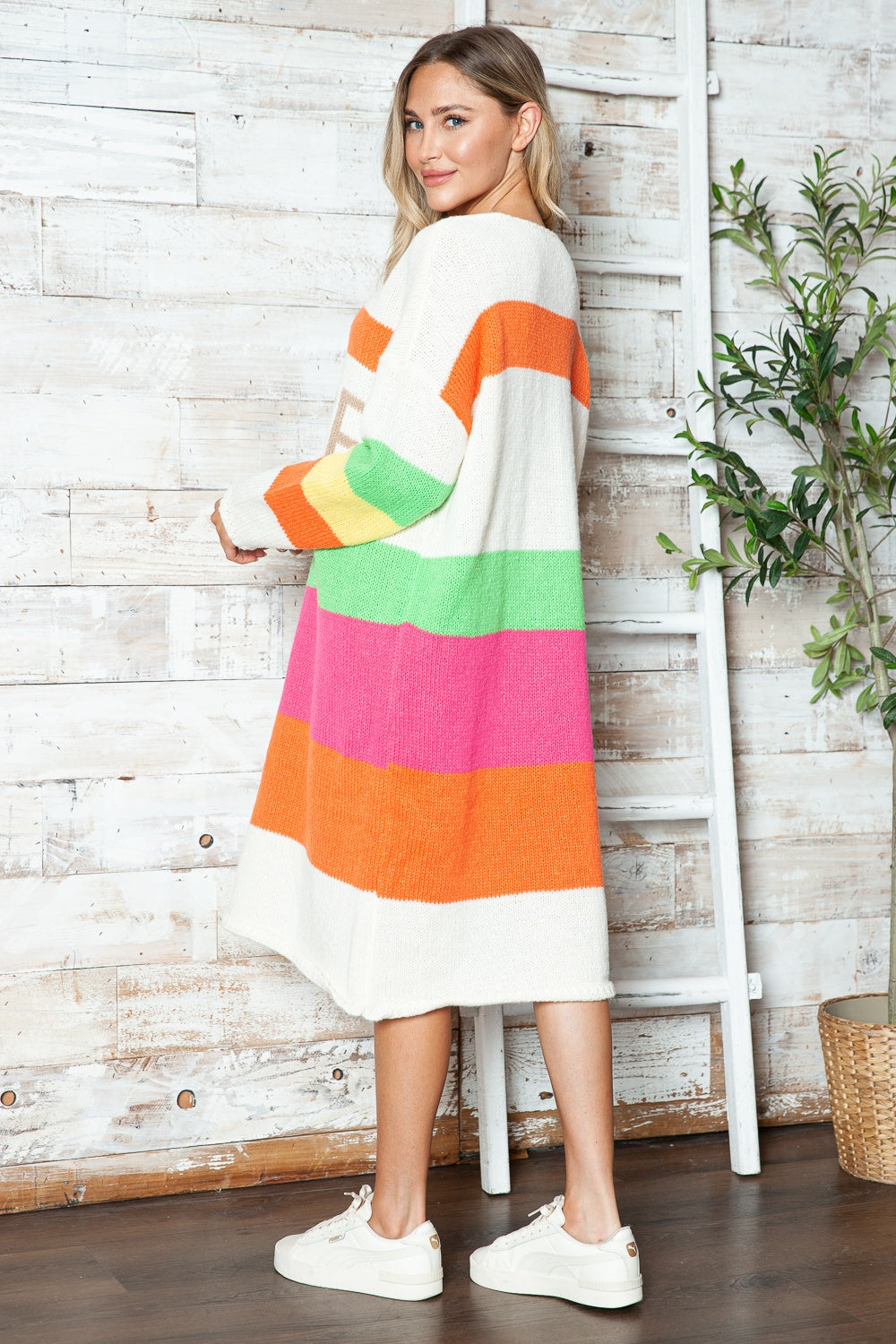 Color Block Sweater Dress