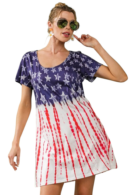American Flag Tee Dress