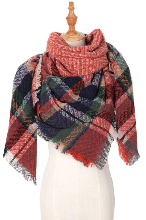 Women's Hem Polyester Scarf