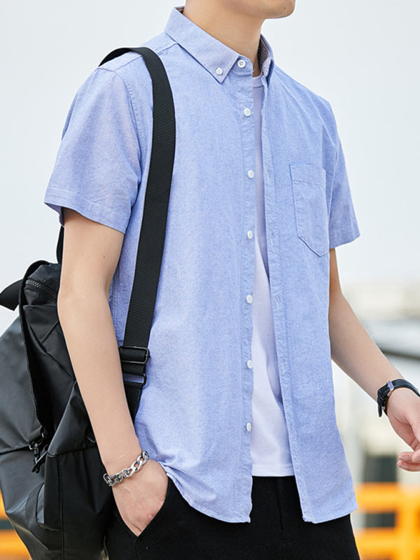 Men's Button-Down Short-Sleeve Shirt