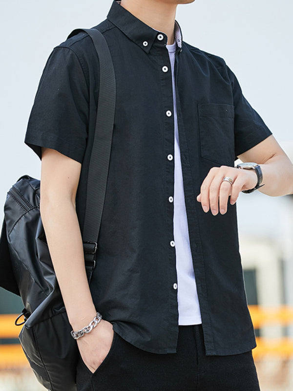 Men's Button-Down Short-Sleeve Shirt