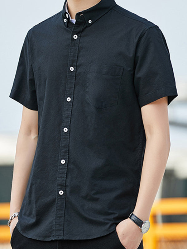Men's Button-Down Short-Sleeve Shirt