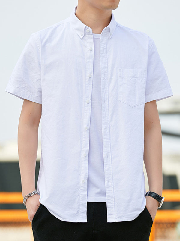 Men's Button-Down Short-Sleeve Shirt