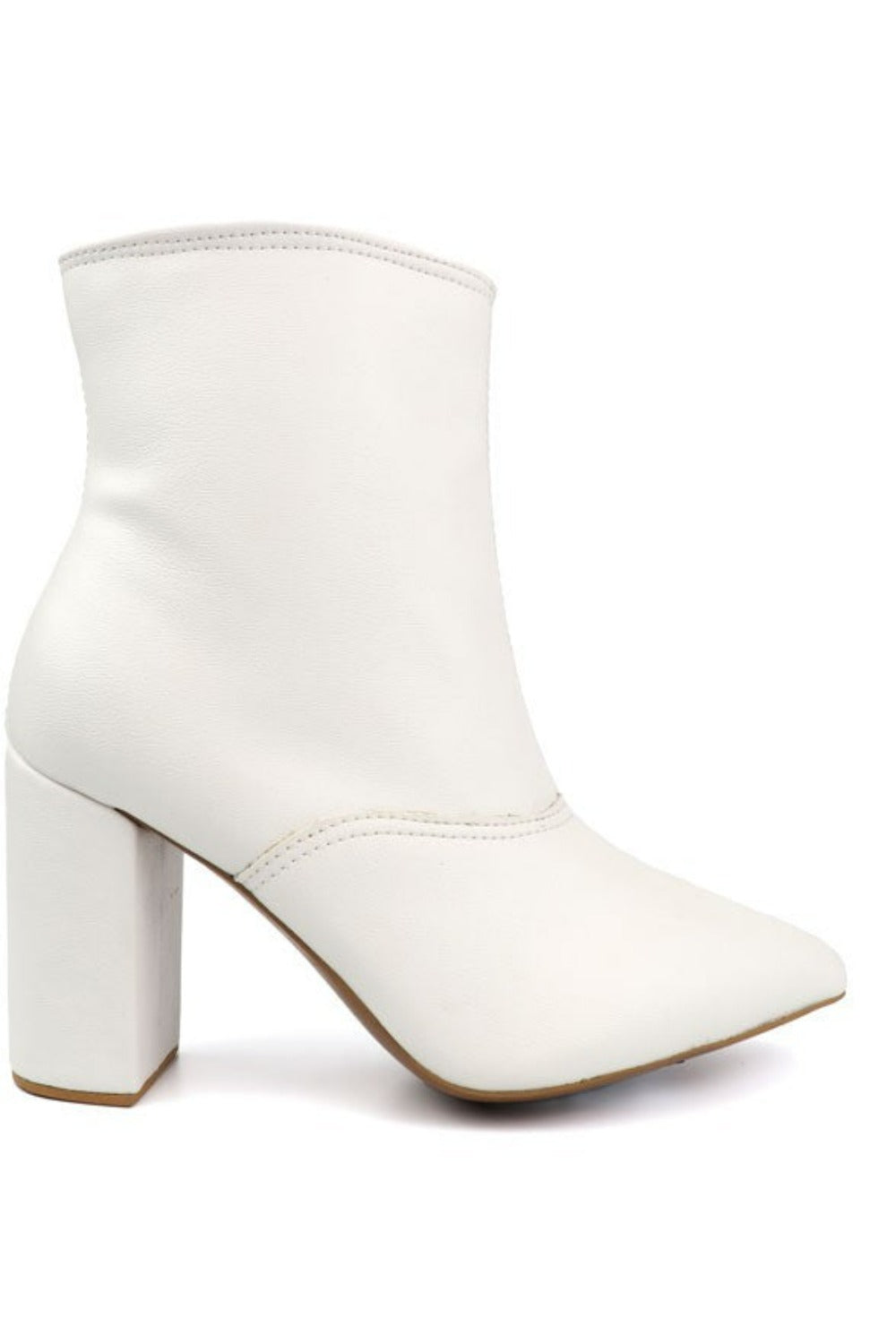 pointed toe booties low heel