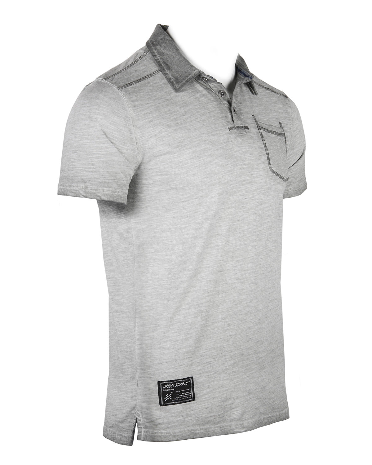 Mens Short Sleeve  Pocket Polo T-Shirt