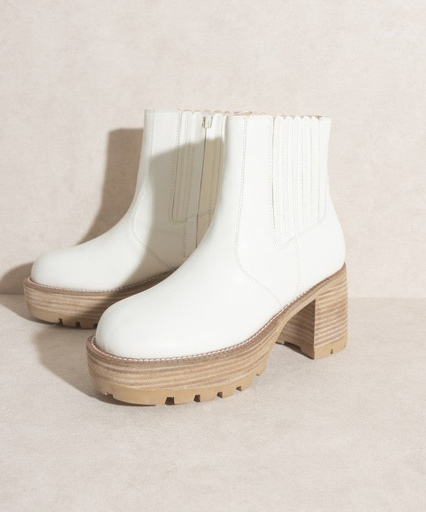 Platform Paneled Boots