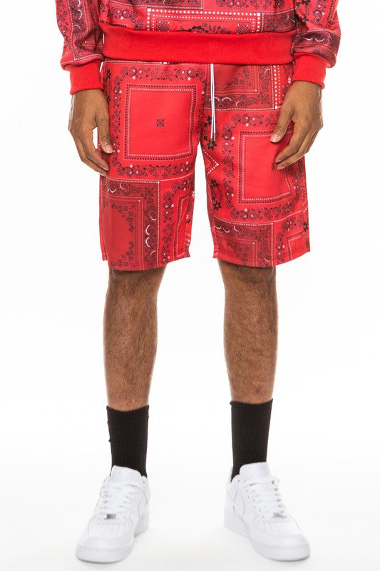  paisley shorts mens