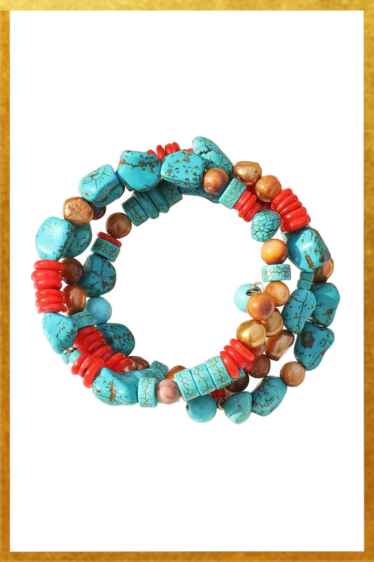 real turquoise bracelet