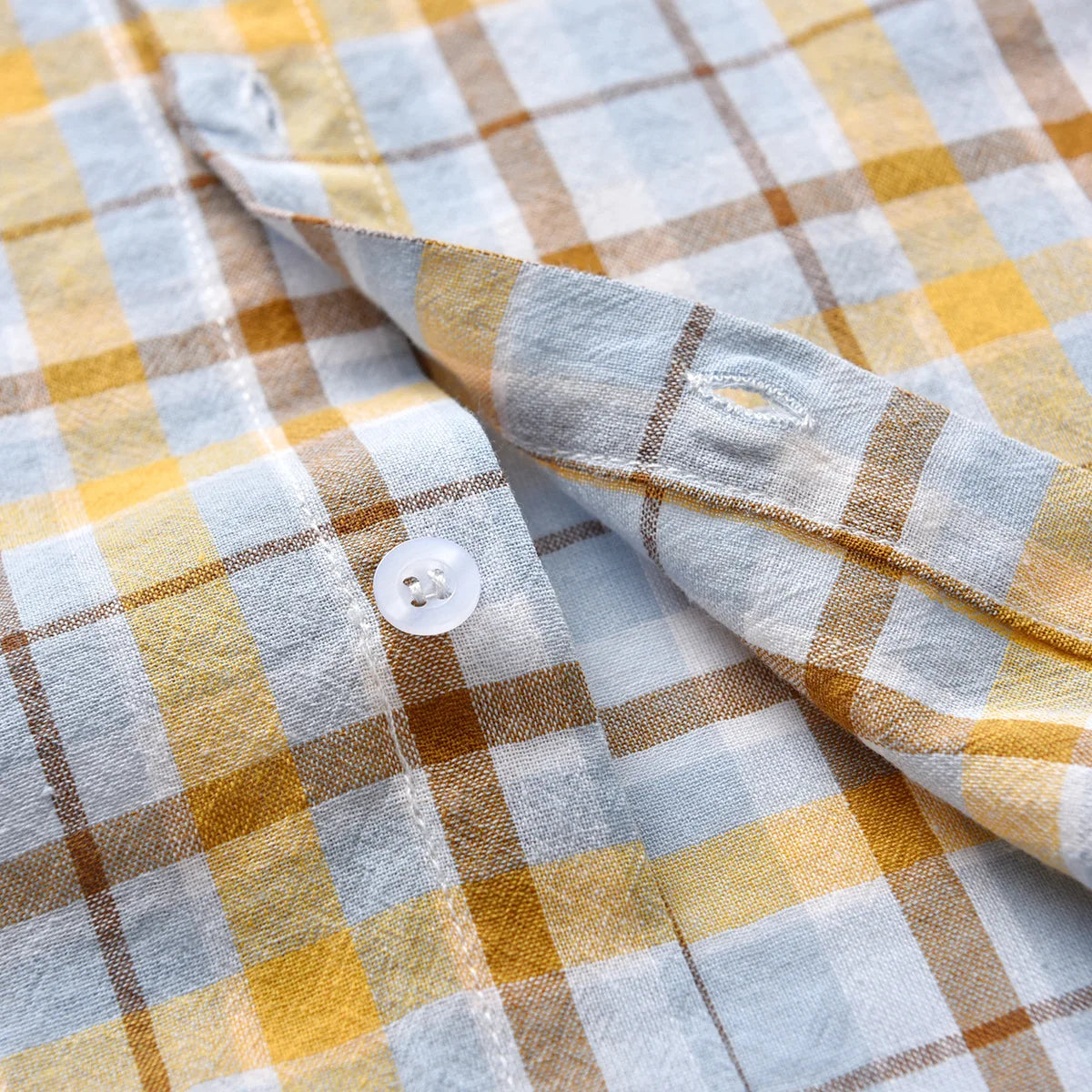 Boys Plaid  Short Sleeve Shirt