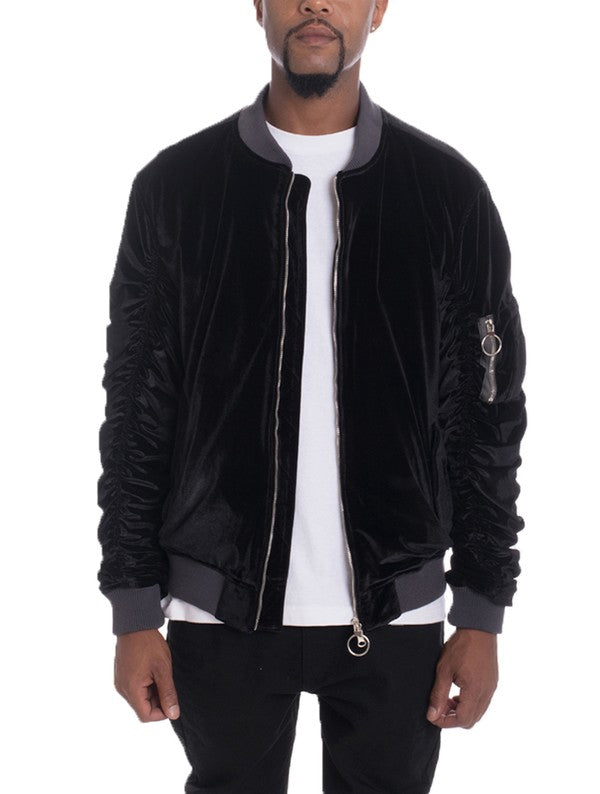 Men's Simple Style Bomber Jacket