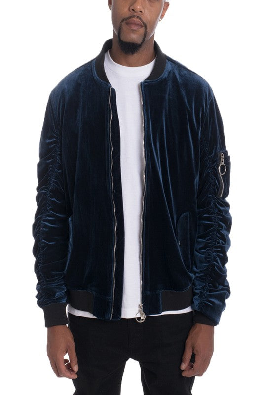 Men's Simple Style Bomber Jacket