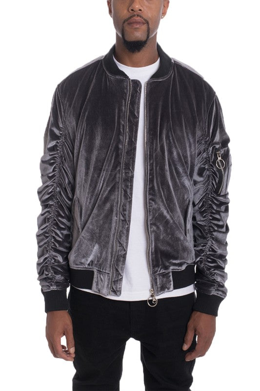 Men's Simple Style Bomber Jacket