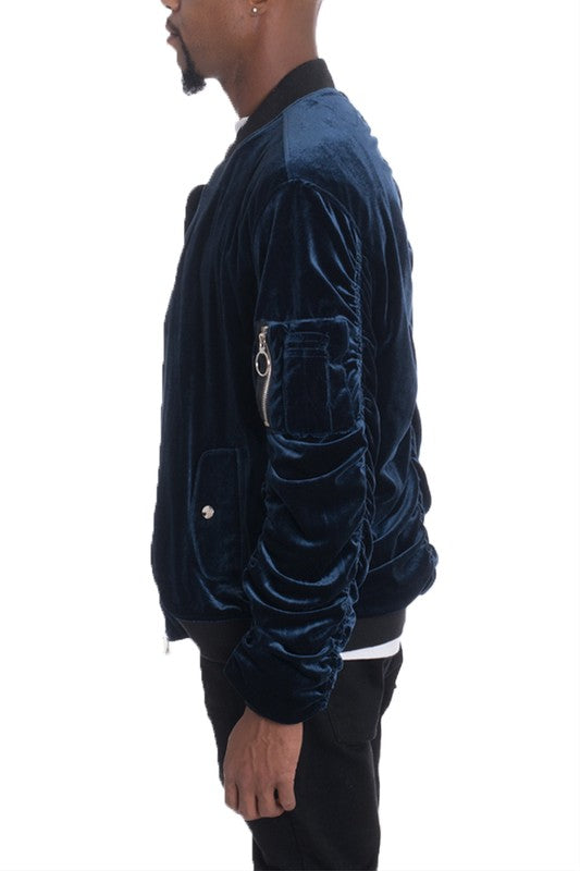 Men's Simple Style Bomber Jacket