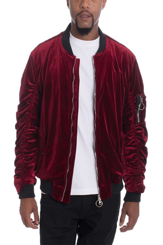 Men's Simple Style Bomber Jacket