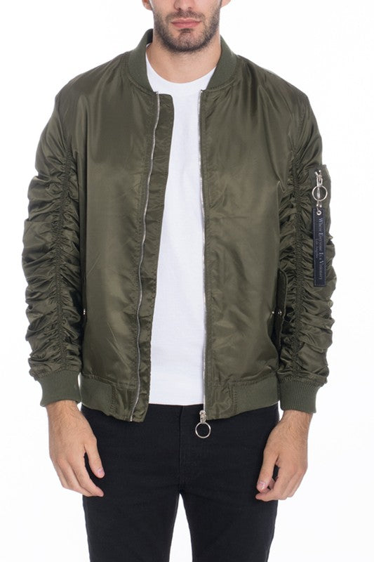 Men's Casual MA-1 Flight Bomber Jacket