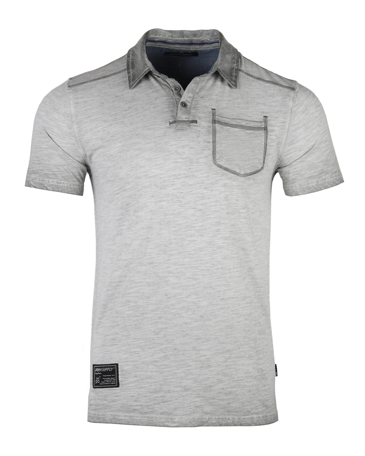 Mens Short Sleeve  Pocket Polo T-Shirt