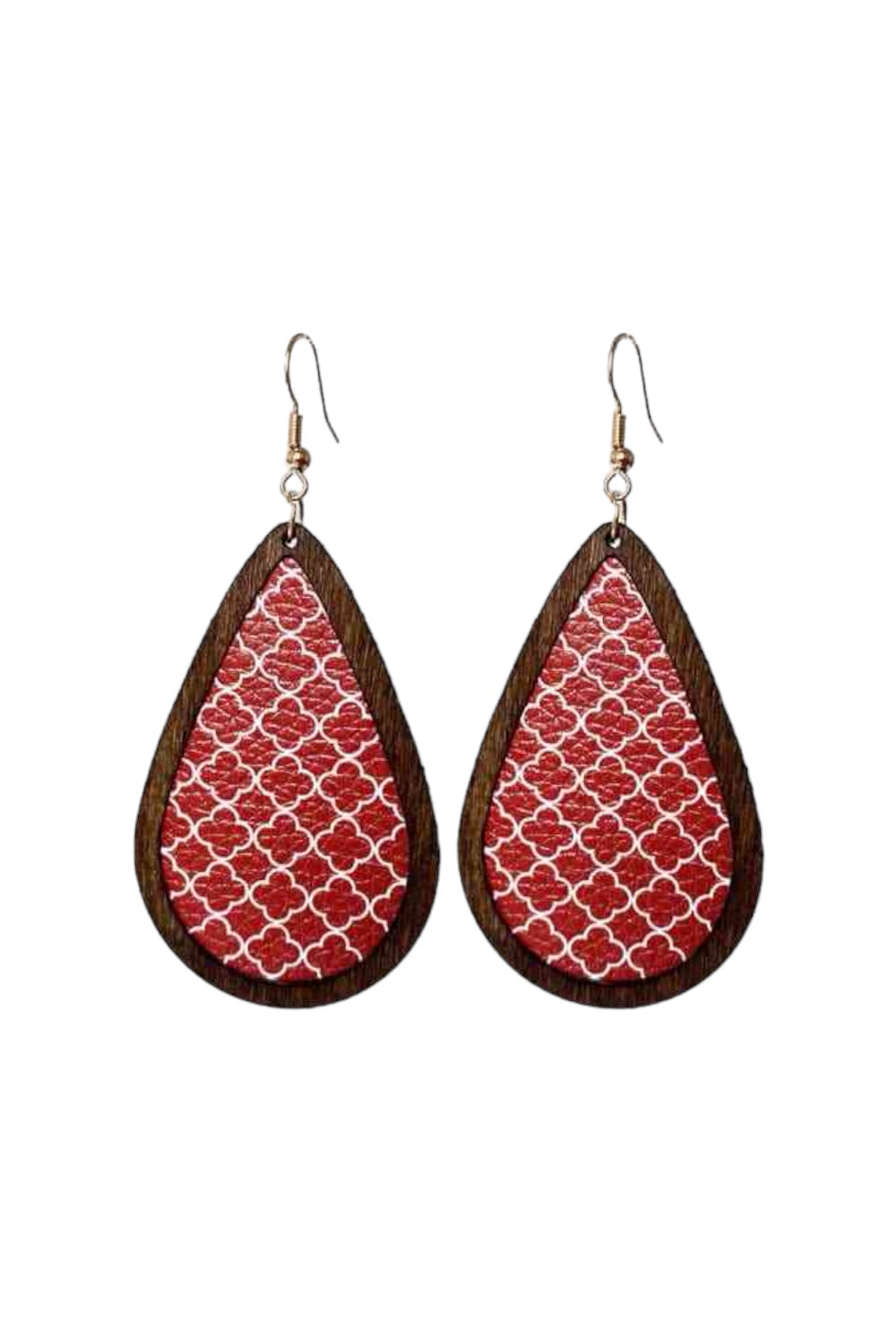 PU-Drop Earrings