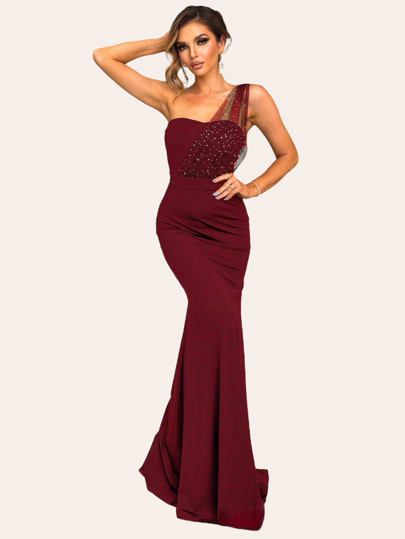 Andrea Rhinestone Dress