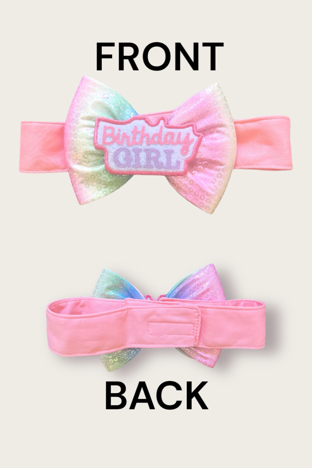 Cute Birthday Girl Hair Bow