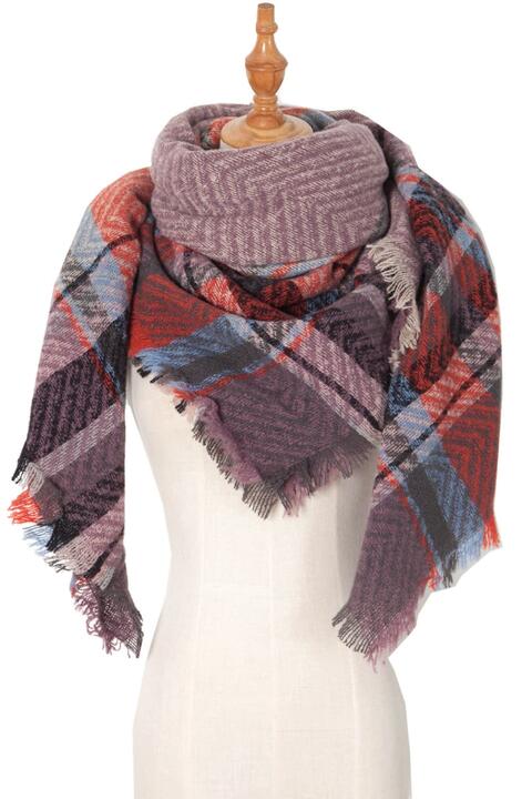 Women's Hem Polyester Scarf