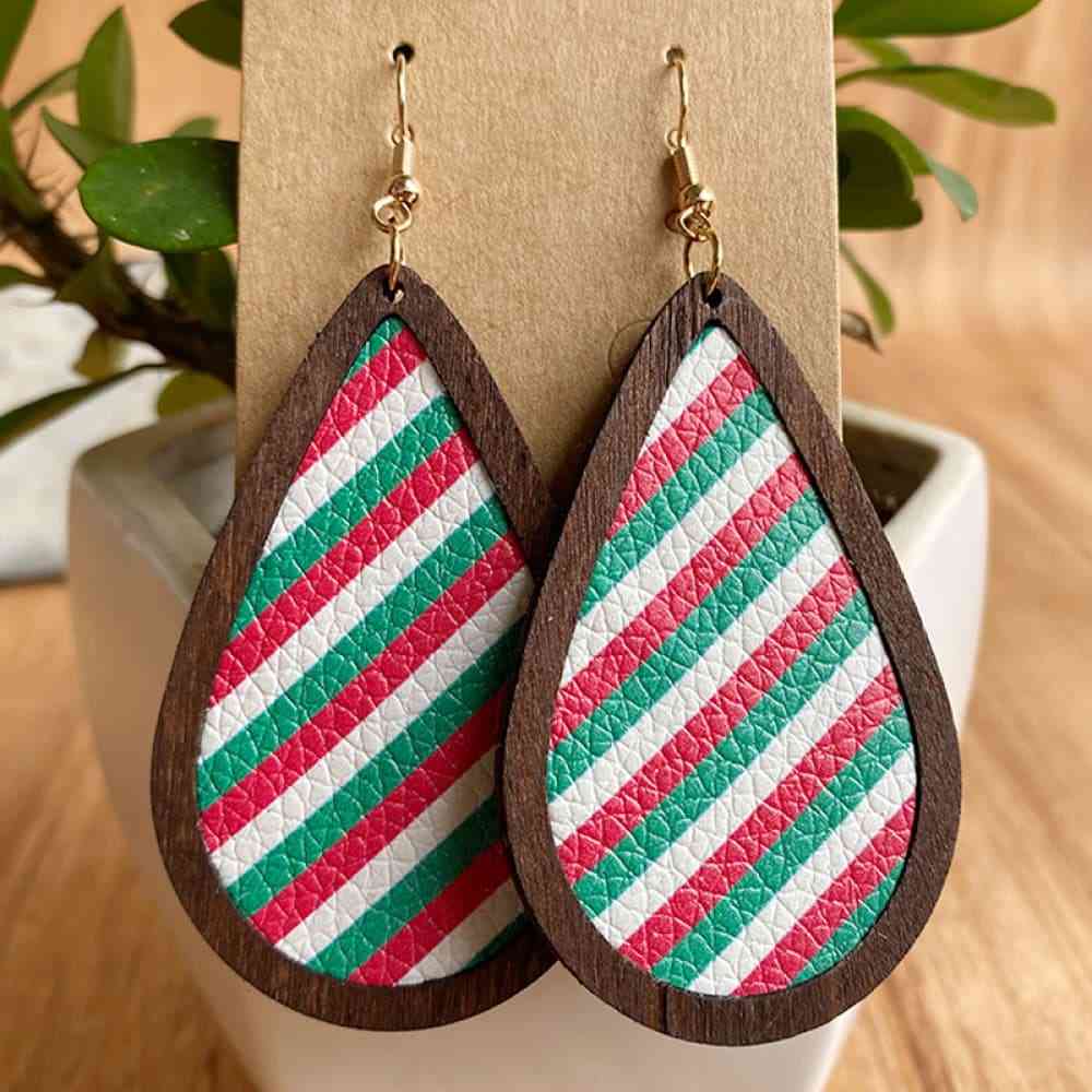 PU-Drop Earrings