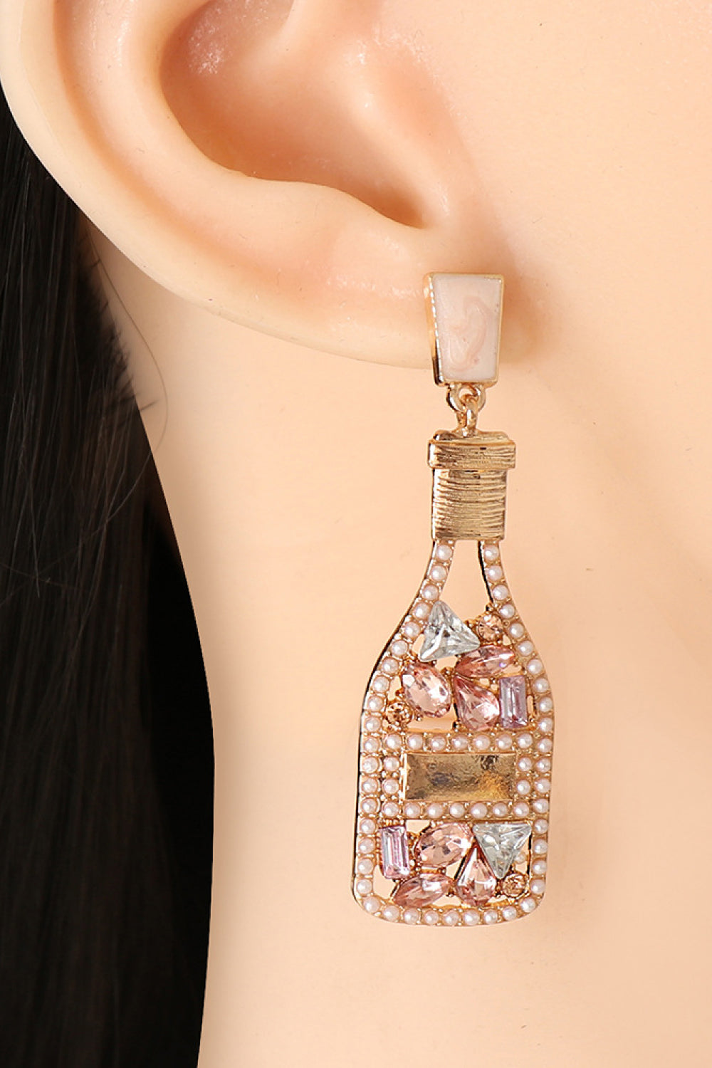 Wine Shape Dangle Earrings