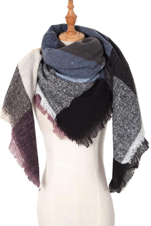 Women's Hem Polyester Scarf