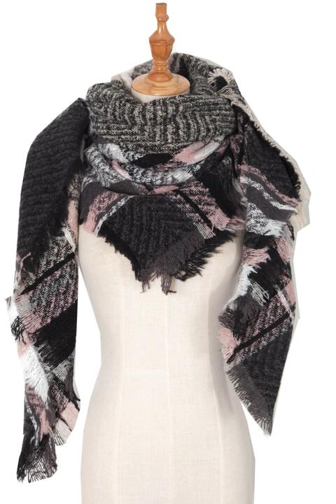 Women's Hem Polyester Scarf