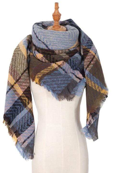 Women's Hem Polyester Scarf