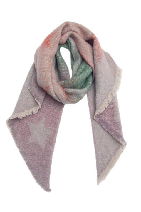 Lovely Women Raw Hem Scarf