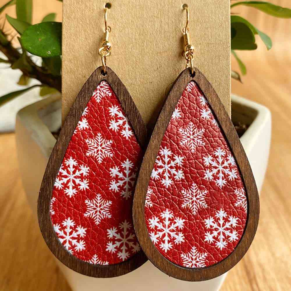 PU-Drop Earrings