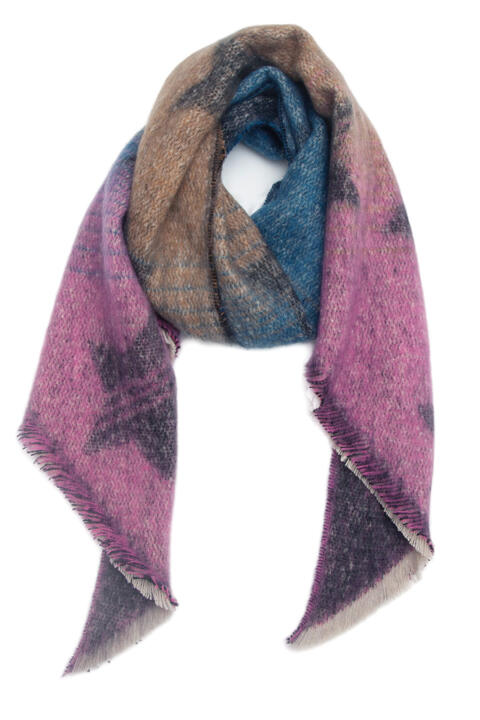 Lovely Women Raw Hem Scarf