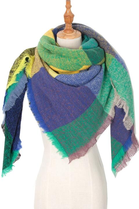 Women's Hem Polyester Scarf