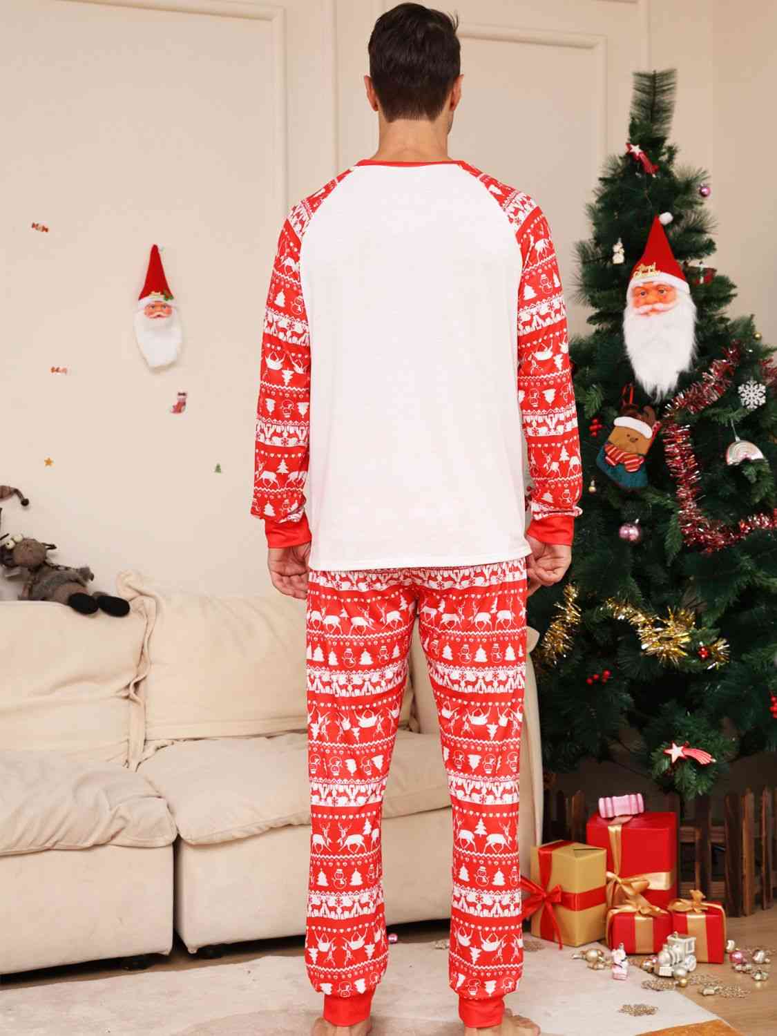 Full Size Snowman Top and Pants Set