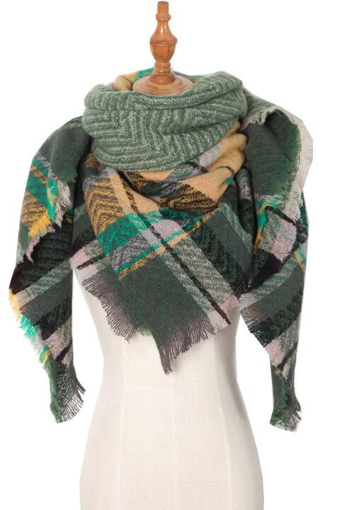 Women's Hem Polyester Scarf