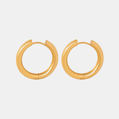 18k gold earrings