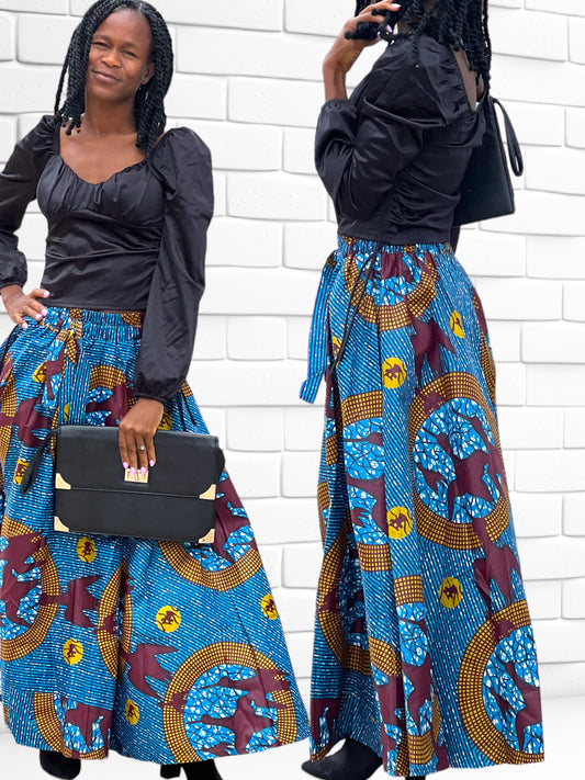 Ladun African Print Skirt