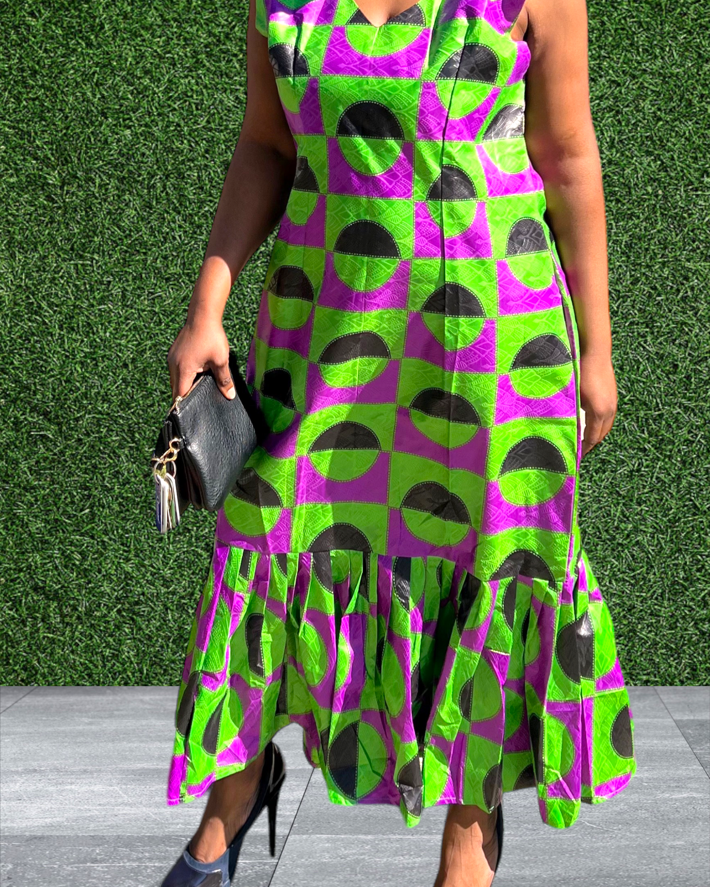 Jojo African Print Dress