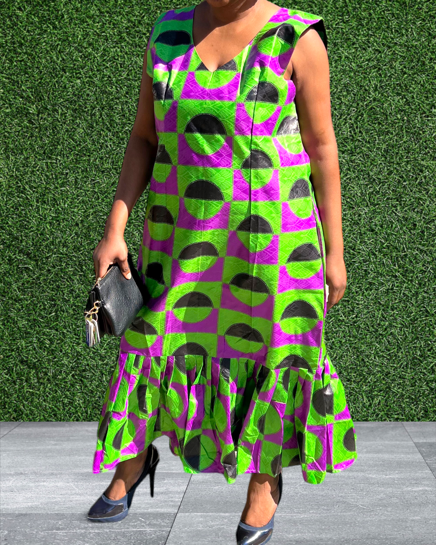 Jojo African Print Dress